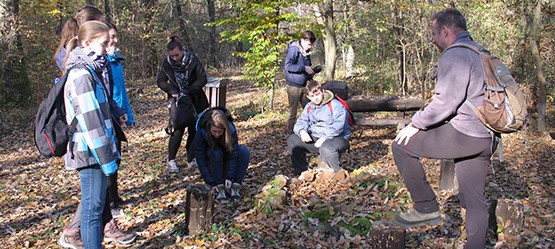 Autumn hike with the WWF Green Generation Program / Image credit © WWF / Visnyovszky Ágota. 