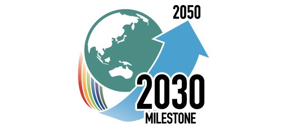 2050 Milestone graphic
