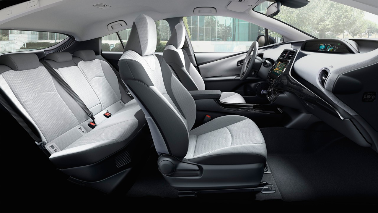 A five-seat layout that delivers high levels of comfort