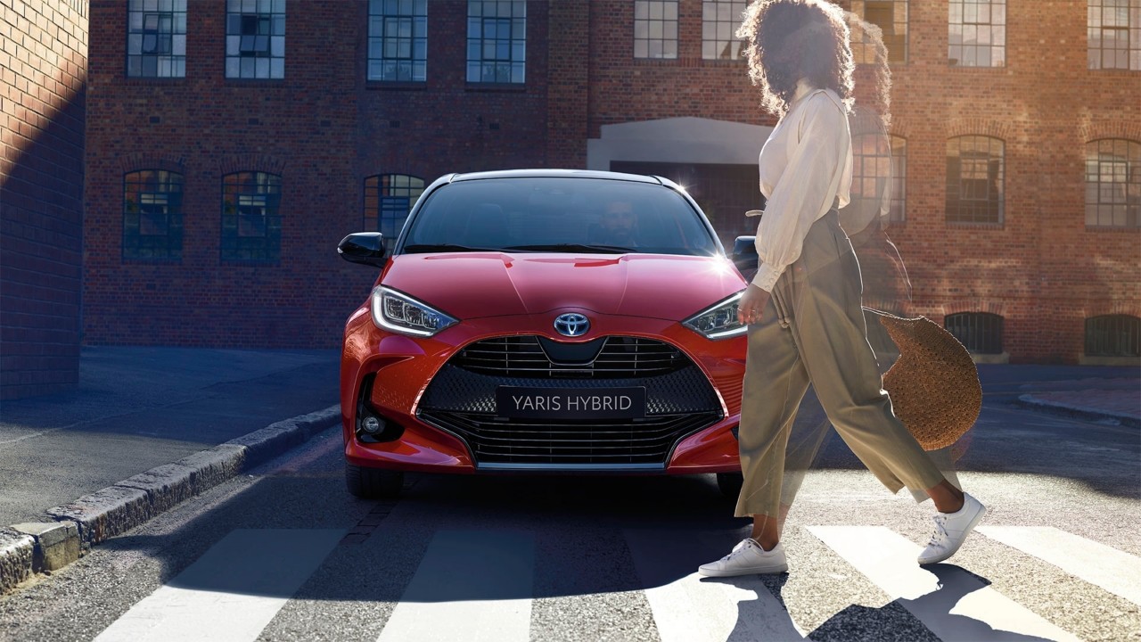 Toyota Corolla Hatchback parked in road