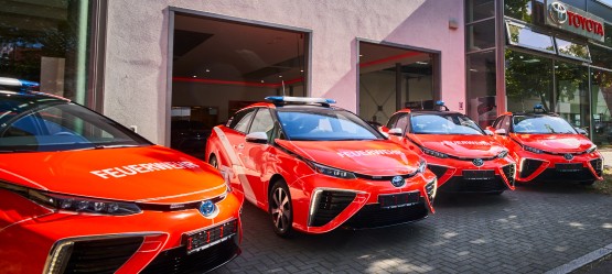 Toyota Mirai police cars