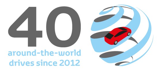 40 around the world drives since 2012