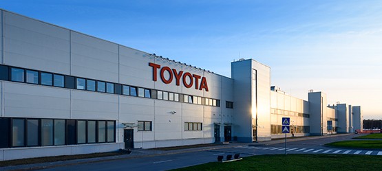 OOO Toyota Motor in Saint-Petersburg.
