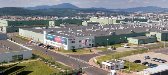 Toyota Motor Manufacturing Poland Sp.zo.o in Walbrzych.