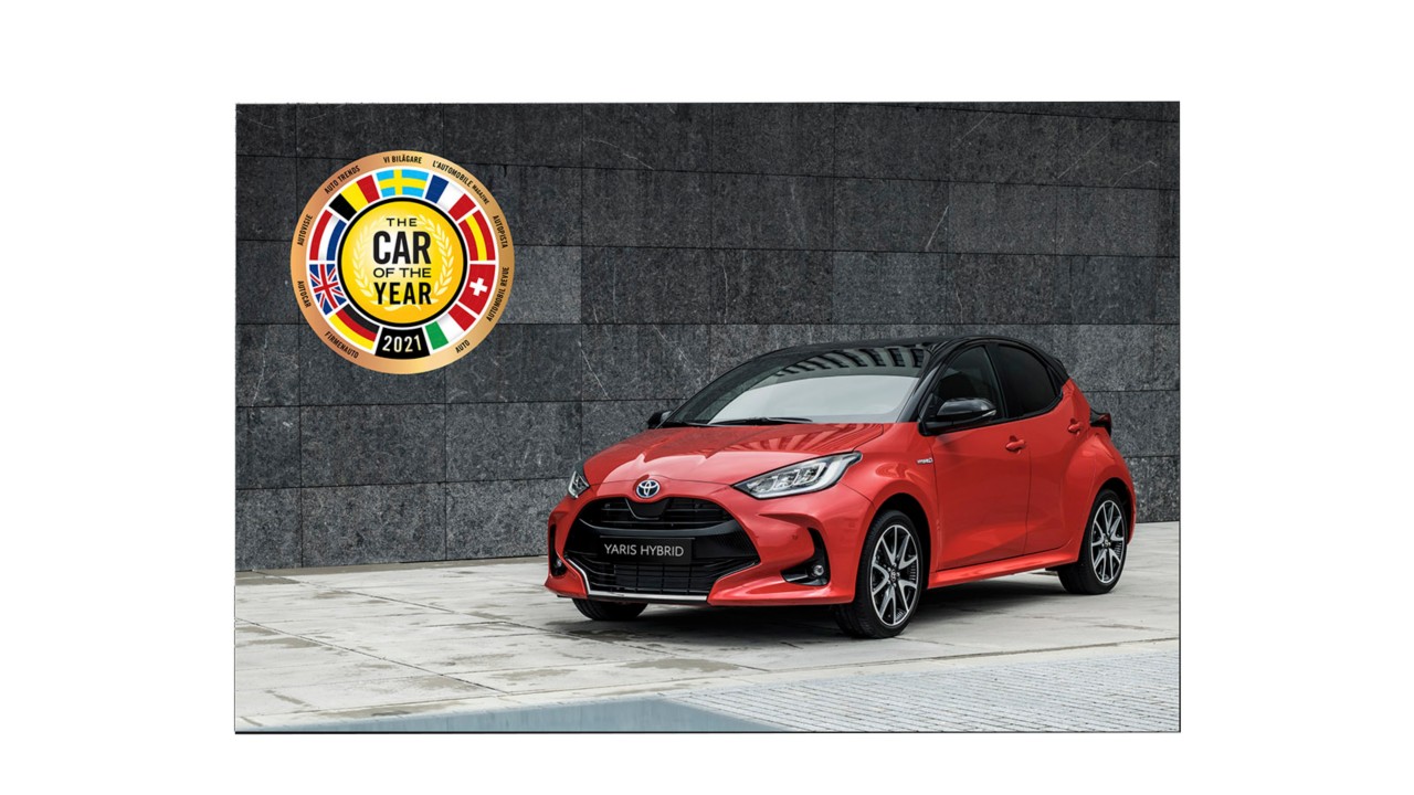 TOYOTA YARIS NAMED 2021 EUROPEAN CAR OF THE YEAR