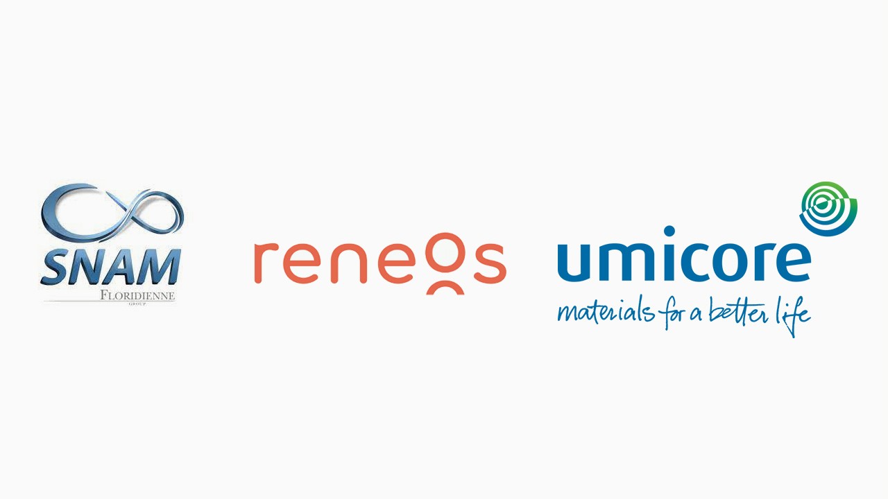 SNAM, Reneos and Umicore logo