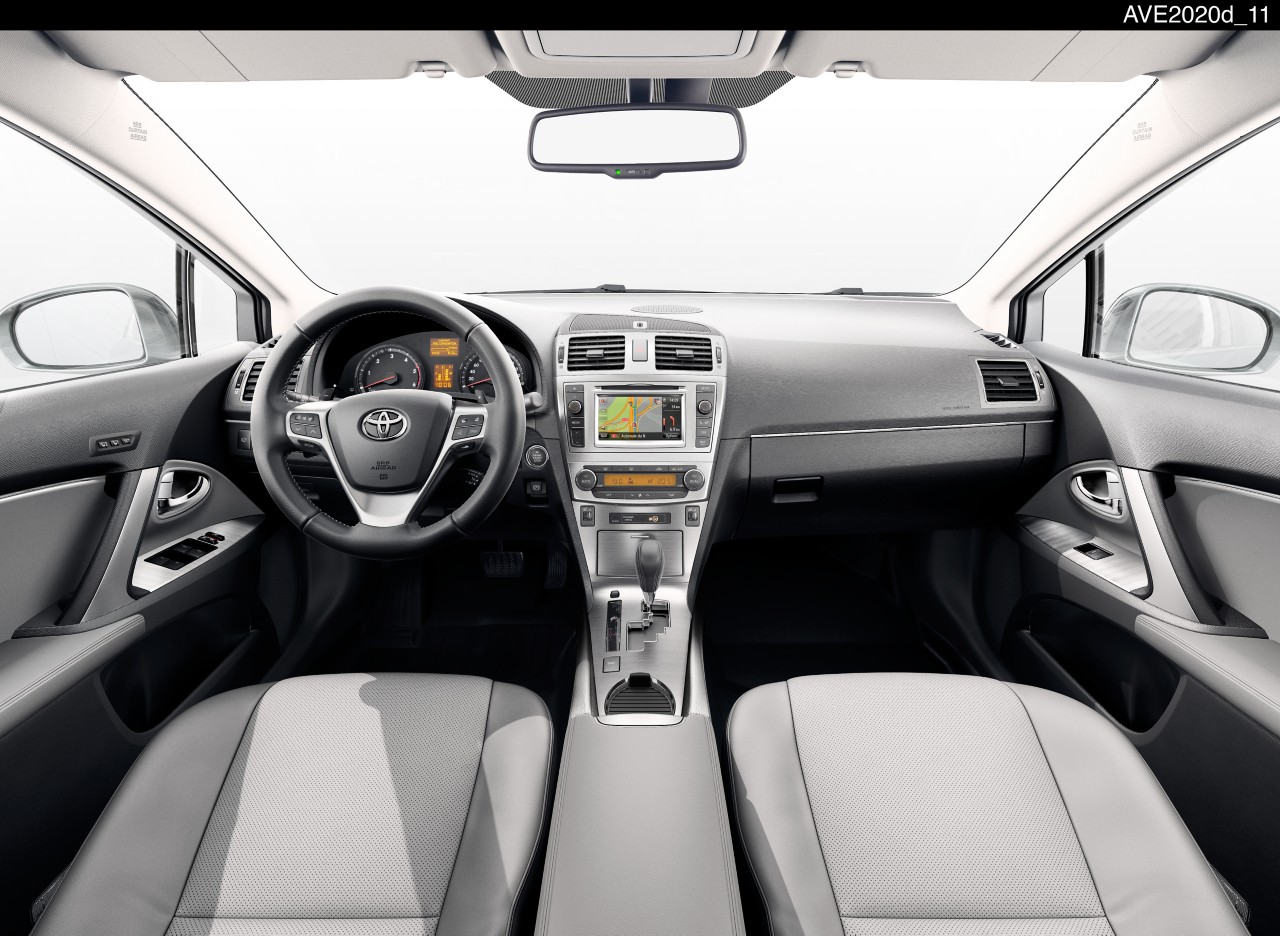 Interior view of a Toyota
