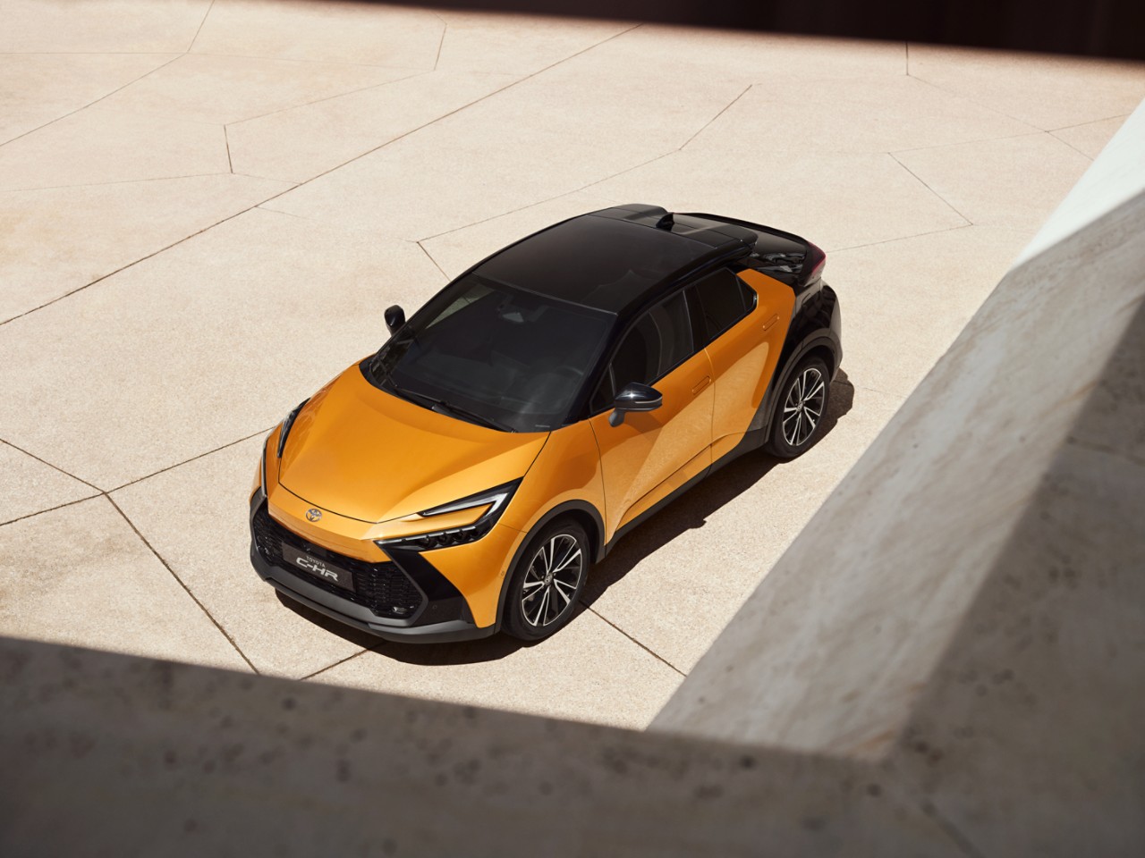 Toyota Corolla Hatchback parked in road